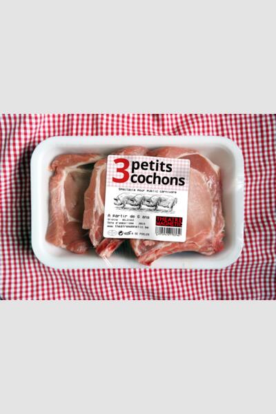 TONNEINS-3 PETITS COCHONS